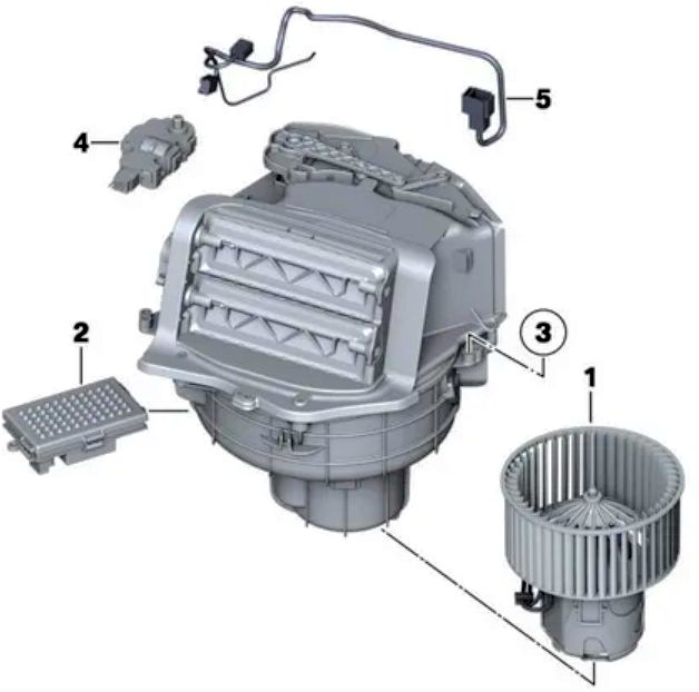 Régulateur de moteur de ventilateur de chauffage AC, pour mercedes